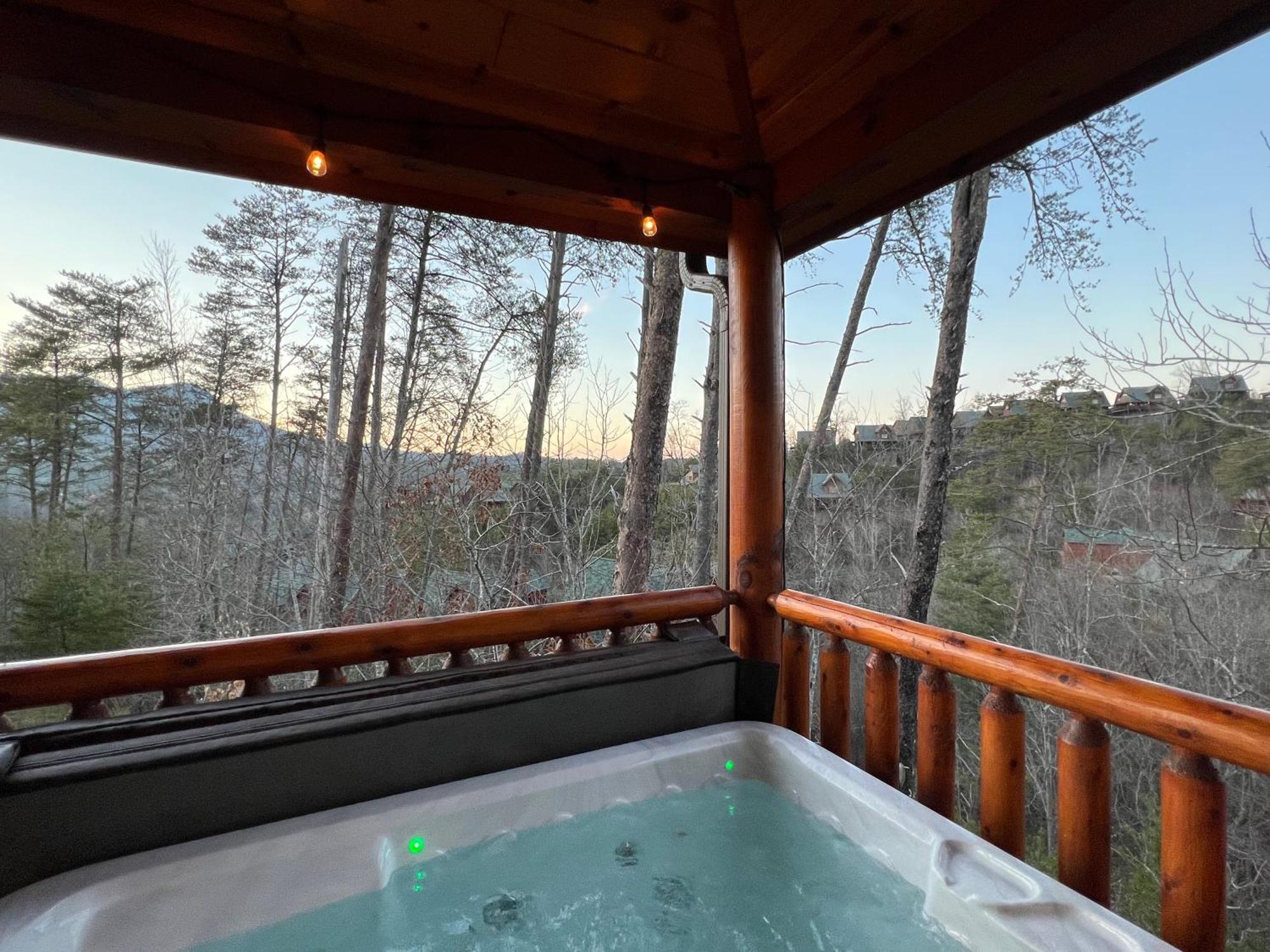 Indoor Heated Pool Hot Tub Cabin Сивиървил Екстериор снимка