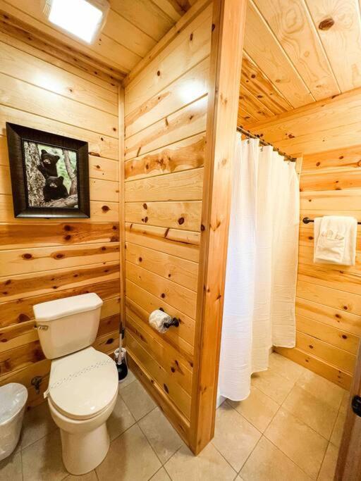Indoor Heated Pool Hot Tub Cabin Сивиървил Екстериор снимка