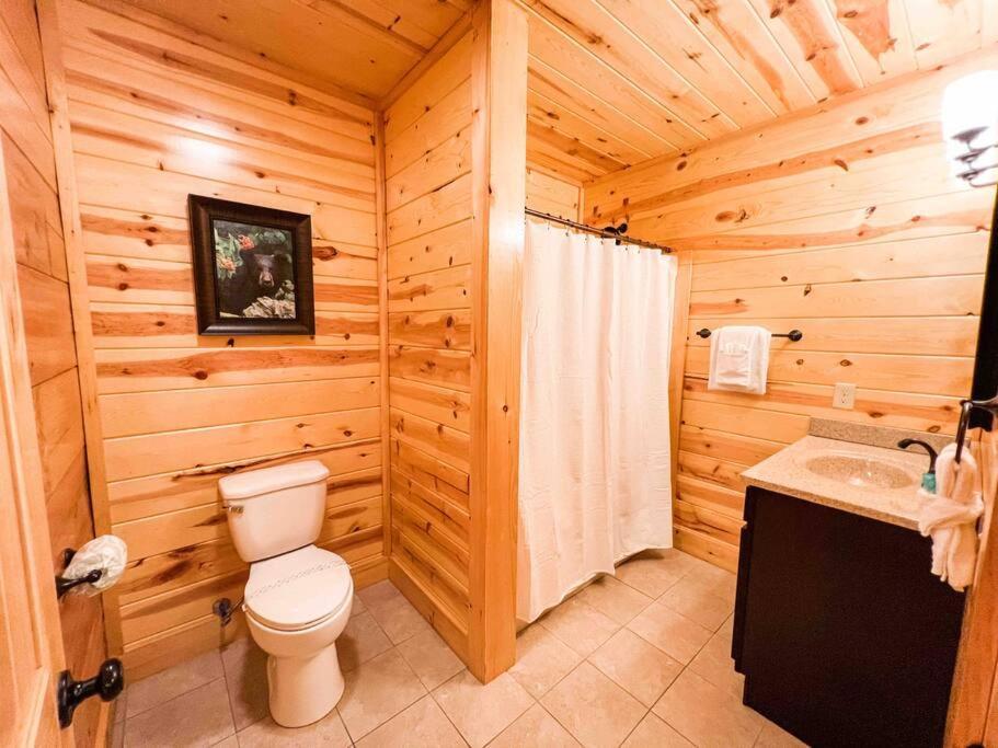 Indoor Heated Pool Hot Tub Cabin Сивиървил Екстериор снимка