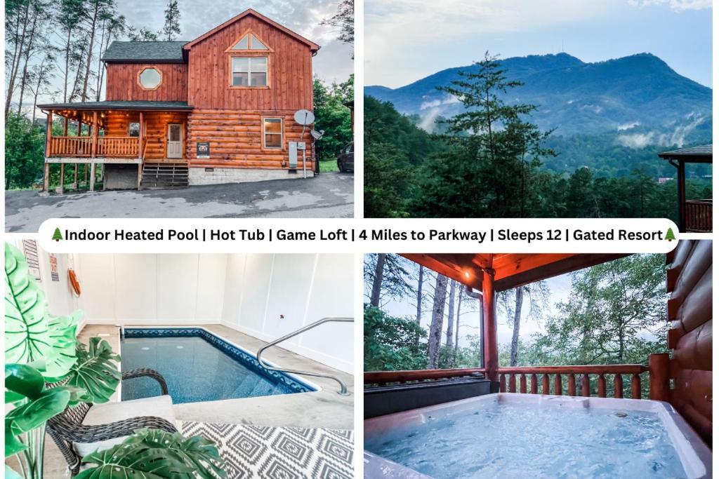 Indoor Heated Pool Hot Tub Cabin Сивиървил Екстериор снимка